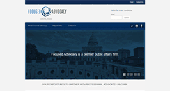 Desktop Screenshot of focusedadvocacy.com
